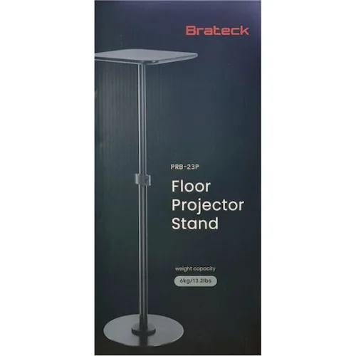 Brateck Βάση Projector Δαπέδου με Μέγιστο Φορτίο 6kg Μαύρη