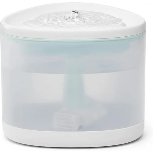 Bruno Αυτόματo Μπολ από Πλαστικό ABS Νερού για Σκύλο & Γάτα 2.5lt 14cm σε Λευκό Χρώμα