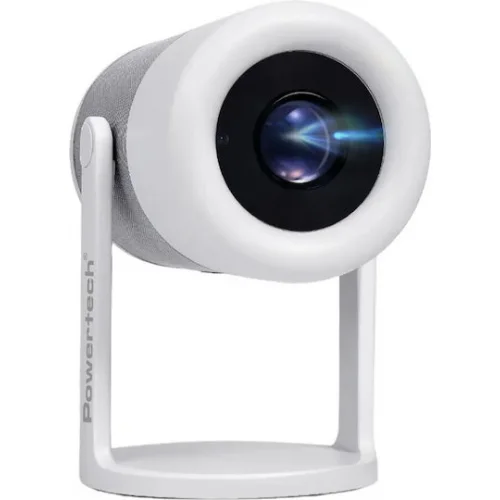 Powertech Projector LCD Full HD Λάμπας LED με Wi-Fi και Ενσωματωμένα Ηχεία