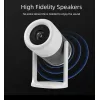 Powertech Projector LCD Full HD Λάμπας LED με Wi-Fi και Ενσωματωμένα Ηχεία