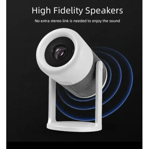 Powertech Projector LCD Full HD Λάμπας LED με Wi-Fi και Ενσωματωμένα Ηχεία