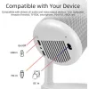 Powertech Projector LCD Full HD Λάμπας LED με Wi-Fi και Ενσωματωμένα Ηχεία