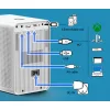 Powertech Projector LCD Full HD Λάμπας LED με Wi-Fi και Ενσωματωμένα Ηχεία