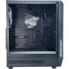 Powertech PT-1309 Gaming Midi Tower Κουτί Υπολογιστή με Πλαϊνό Παράθυρο και RGB Φωτισμό Μαύρο