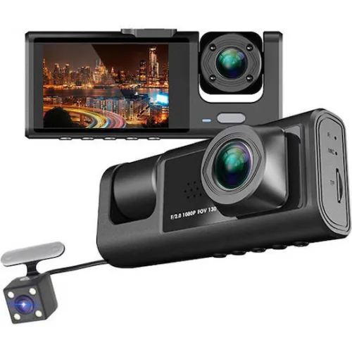 Powertech Κάμερα Αυτοκινήτου με Οθόνη Universal