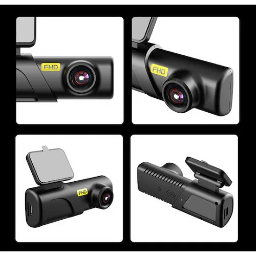 Powertech Κάμερα DVR Αυτοκινήτου 1080P WiFi για Παρμπρίζ