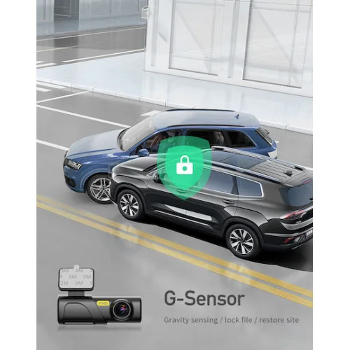 Powertech Κάμερα DVR Αυτοκινήτου 1080P WiFi για Παρμπρίζ