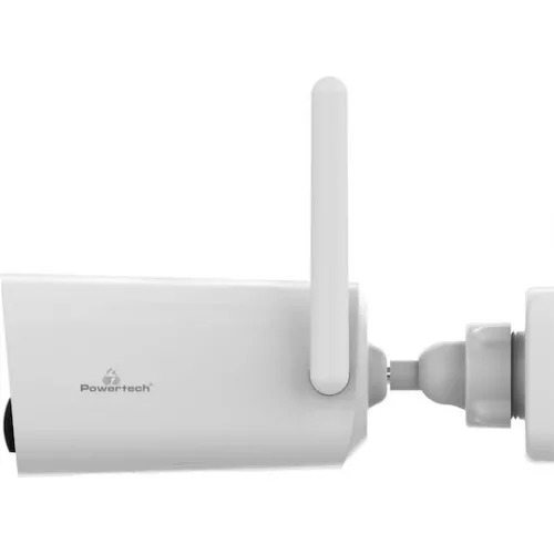 Powertech PT-1335 IP Κάμερα Παρακολούθησης 4G Full HD+ 4MP Αδιάβροχη Μπαταρίας με Αμφίδρομη Επικοινωνία και Φακό 2.8mm
