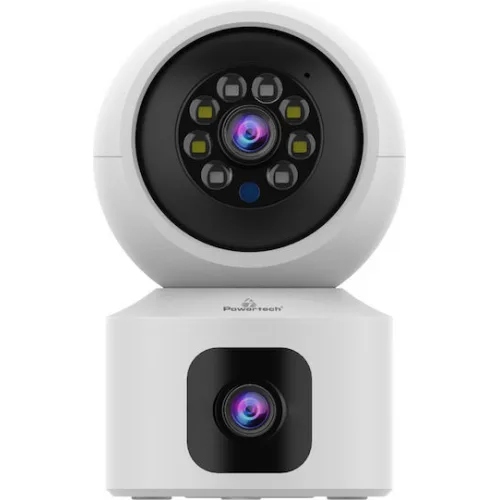 Powertech PT-1338 IP Κάμερα Παρακολούθησης Wi-Fi Full HD 1080p με Αμφίδρομη Επικοινωνία και Φακό 4mm