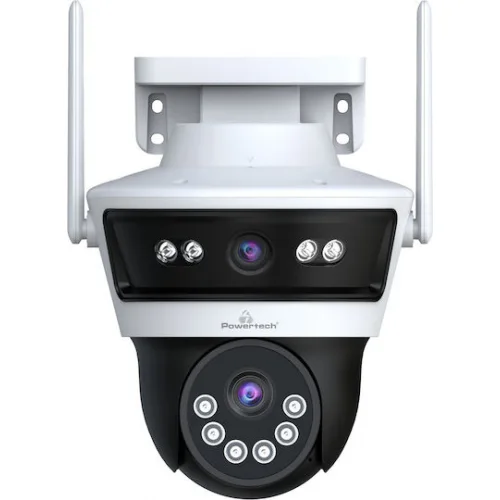 Powertech PT-1340 IP Κάμερα Παρακολούθησης Wi-Fi Full HD+ 3MP Αδιάβροχη με Αμφίδρομη Επικοινωνία και Φακό 4mm