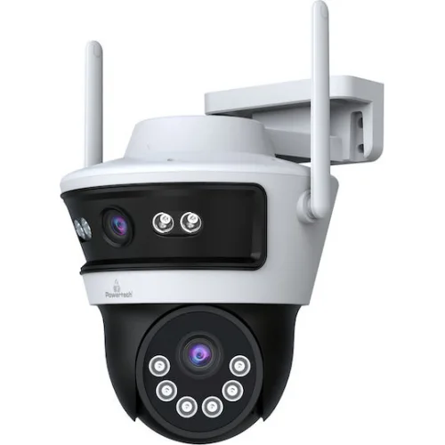 Powertech PT-1340 IP Κάμερα Παρακολούθησης Wi-Fi Full HD+ 3MP Αδιάβροχη με Αμφίδρομη Επικοινωνία και Φακό 4mm