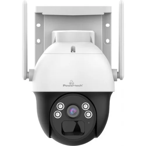 Powertech PT-1341 IP Κάμερα Παρακολούθησης Wi-Fi Full HD+ 4MP Αδιάβροχη Μπαταρίας με Αμφίδρομη Επικοινωνία και Φακό 4mm