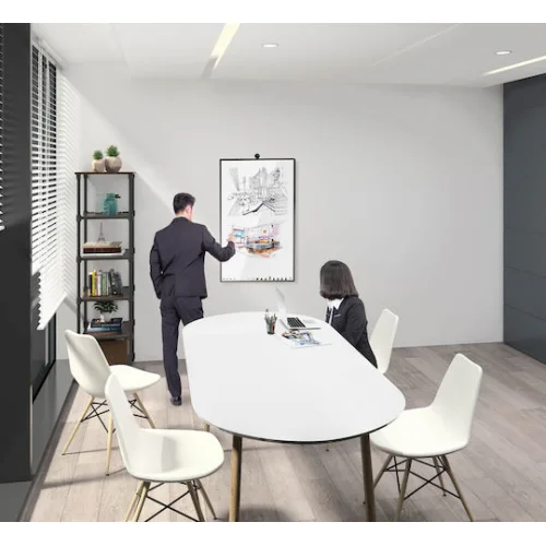 Brateck LP69-46F Βάση Τηλεόρασης Τοίχου έως 80" και 50kg Ασημί