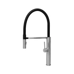 Bruno Μπαταρία Κουζίνας Πάγκου Ασημί