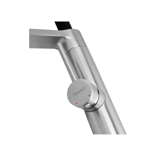 Bruno Μπαταρία Κουζίνας Πάγκου Ασημί