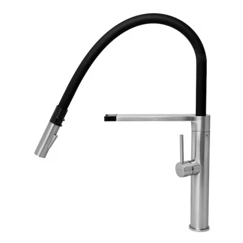 Bruno Μπαταρία Κουζίνας Πάγκου Ασημί