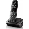 Philips XL495 Ασύρματο Τηλέφωνο με Ελληνικό Μενού Μαύρο