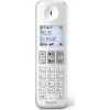 Philips D250 Ασύρματο Τηλέφωνο με Ελληνικό Μενού Λευκό