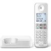 Philips D250 Ασύρματο Τηλέφωνο με Ελληνικό Μενού Λευκό