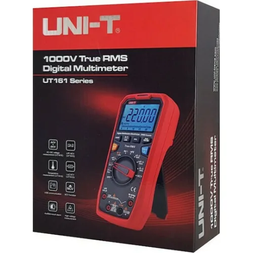 UNI-T ψηφιακό πολύμετρο UT161D, 1000V AC/DC, NCV, True RMS