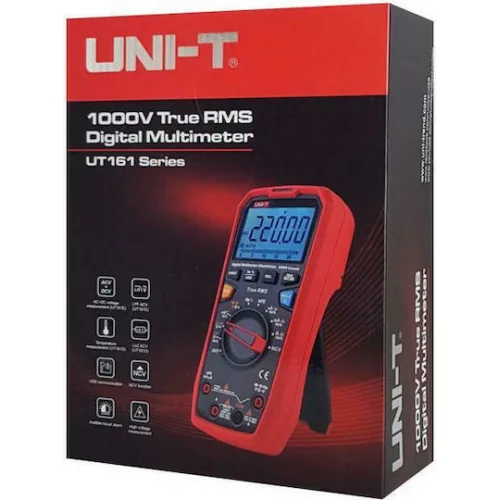 Uni-T Ψηφιακό Πολύμετρο True RMS με Μέτρηση AC / DC UT161E