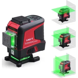 Uni-T Αυτορυθμιζόμενο Γραμμικό Αλφάδι Laser Πράσινης Δέσμης 3.7V με Εύρος Εργασίας 40m