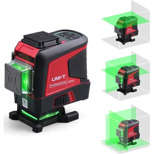 Uni-T Αυτορυθμιζόμενο Γραμμικό Αλφάδι Laser Πράσινης Δέσμης 3.7V με Εύρος Εργασίας 40m