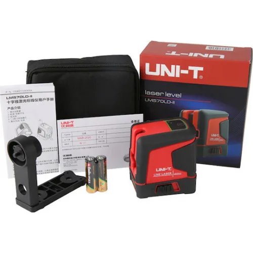 Uni-T Αυτορυθμιζόμενο Γραμμικό Αλφάδι Laser Πράσινης Δέσμης 1.5V με Εύρος Εργασίας 10m