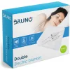 Bruno Διπλή Ηλεκτρική Κουβέρτα Πλενόμενη Λευκή 120W 140x160εκ.