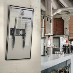 Brateck LP42-64AT Βάση Τηλεόρασης Τοίχου έως 75" και 75kg