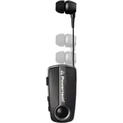 Powertech Klipp 2 In-ear Bluetooth Handsfree Ακουστικό Πέτου Γκρι