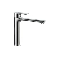 Bruno Αναμεικτική Μπαταρία Νιπτήρα Ασημί