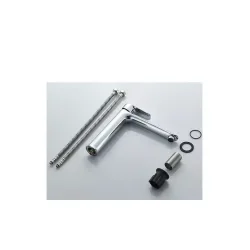 Bruno Αναμεικτική Μπαταρία Νιπτήρα Ασημί