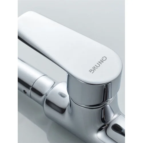 Bruno Μπαταρία Κουζίνας Πάγκου Ασημί
