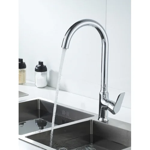 Bruno Μπαταρία Κουζίνας Πάγκου Ασημί