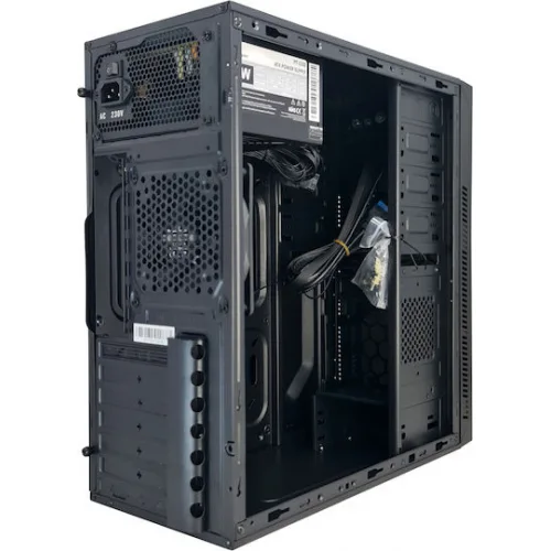 Powertech PT-1168 Midi Tower Κουτί Υπολογιστή Μαύρο