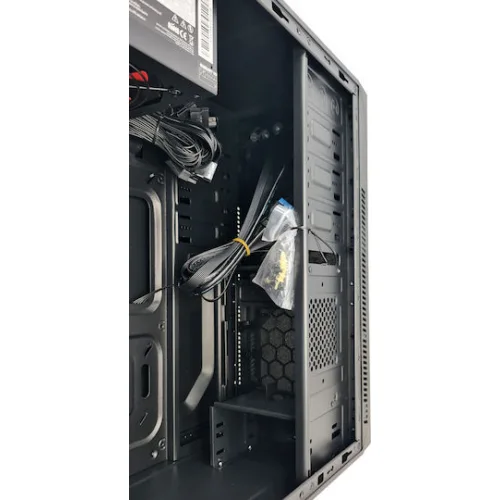 Powertech PT-1168 Midi Tower Κουτί Υπολογιστή Μαύρο