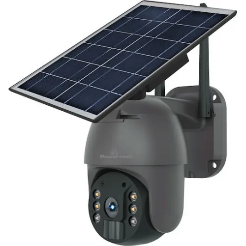 Powertech PT-1175 IP Κάμερα Παρακολούθησης Wi-Fi Full HD+ 3MP Αδιάβροχη Μπαταρίας με Αμφίδρομη Επικοινωνία και Φακό 3.6mm