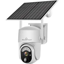 Powertech PT-1176 IP Κάμερα Παρακολούθησης 4G Full HD+ 4MP Αδιάβροχη Μπαταρίας με Αμφίδρομη Επικοινωνία και Φακό 2.8mm