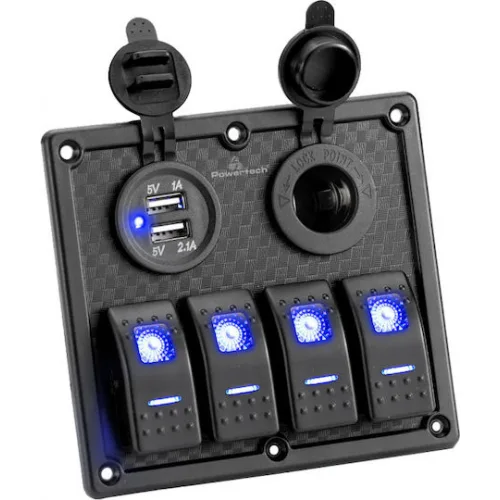 Powertech Πρίζα Σκάφους με Πάνελ