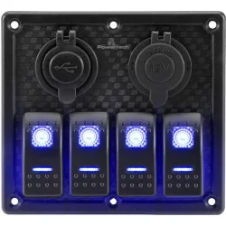 Powertech Πρίζα Σκάφους με Πάνελ