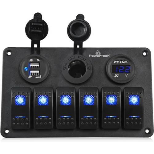 Powertech Διακόπτης Σκάφους με Πάνελ