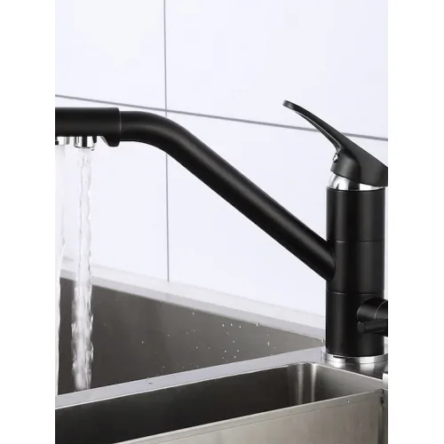 Bruno Μπαταρία Κουζίνας Πάγκου Μαύρη