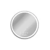 Bruno Στρογγυλός Καθρέπτης Μπάνιου Led Αφής από Μέταλλο 70x70cm