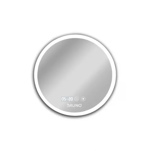 Bruno Στρογγυλός Καθρέπτης Μπάνιου Led Αφής από Μέταλλο 70x70cm