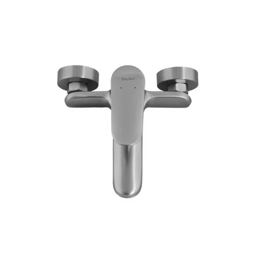 Bruno Αναμεικτική Μπαταρία Μπανιέρας Ασημί