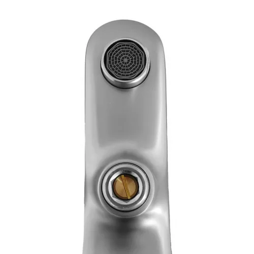 Bruno Αναμεικτική Μπαταρία Μπανιέρας Ασημί