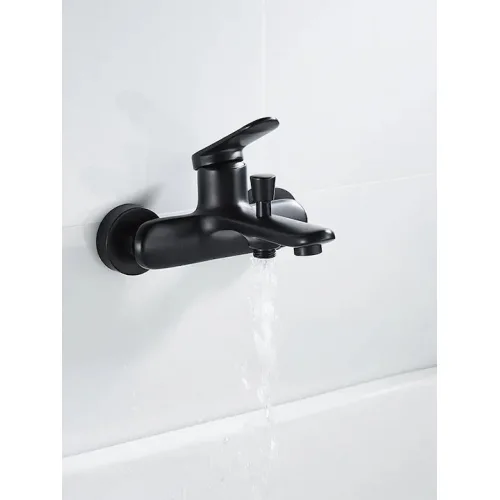 Bruno Αναμεικτική Μπαταρία Μπανιέρας Μαύρη