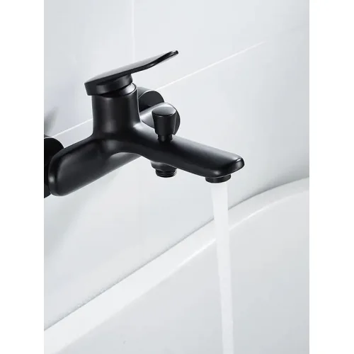 Bruno Αναμεικτική Μπαταρία Μπανιέρας Μαύρη