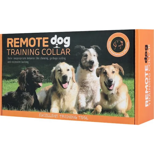 POWERTECH ηλεκτρικό κολάρο εκπαίδευσης σκύλου PT-1398 με ασύρματο χειριστήριο, εμβέλεια 800m